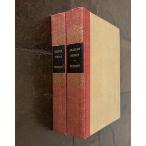 Oliver Twist And Arabian Knights Vintage Book Set
